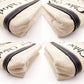 Chloe Woodie Small Handbag Canvas Beige × Navy 2-Way Shoulder R801166