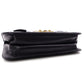 DIOR Dior Addict Chain Shoulder Bag, Leather, Navy, Women's, Crossbody, Gold Hardware
