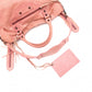 BALENCIAGA The City Handbag, Leather, Pink, 2-way Shoulder Bag