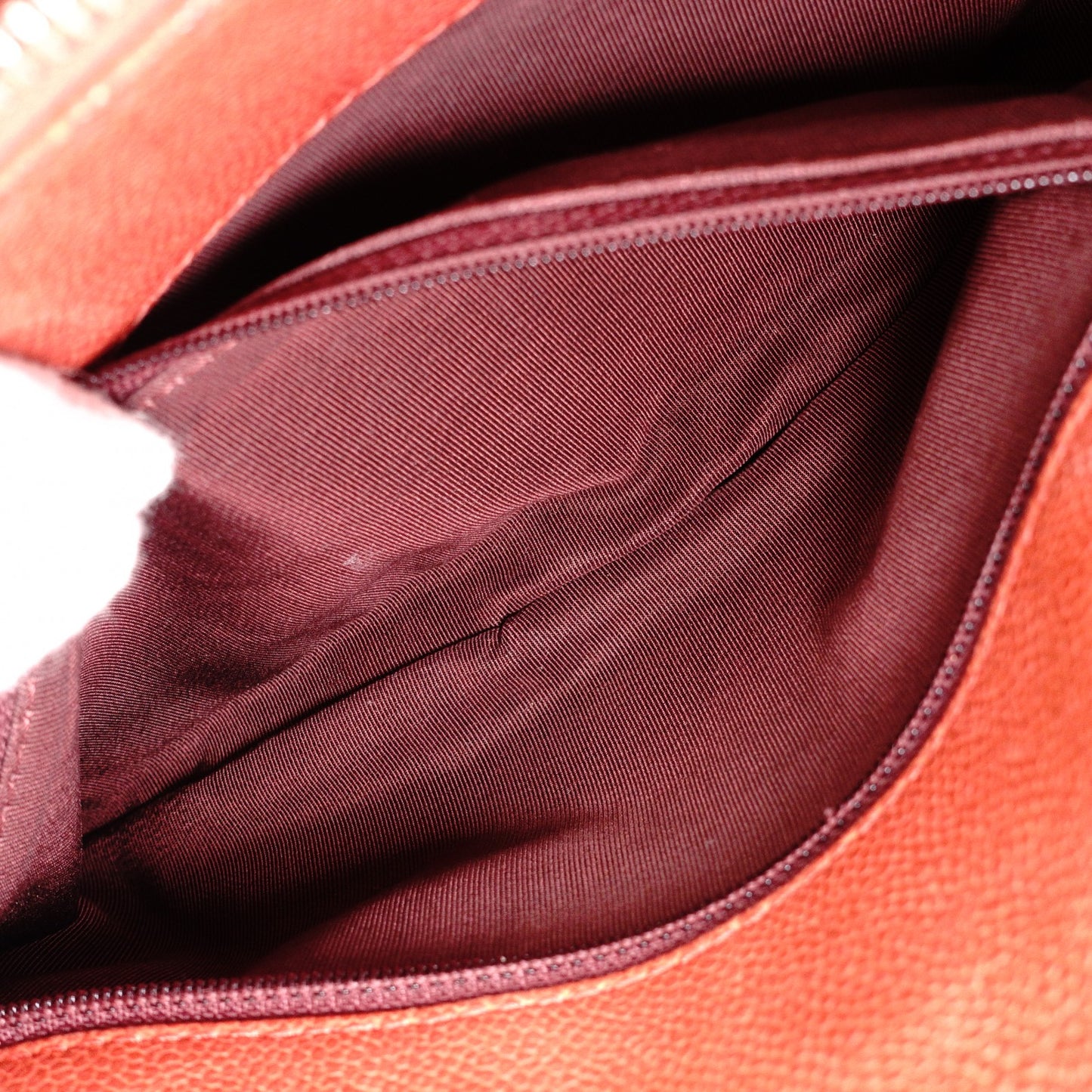 CHANEL Caviar Skin French Riviera Matelassé Shoulder Bag, Leather, Red