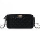 CHANEL Lambskin Boy Chanel Shoulder Bag, Leather, Black, Women's, Silver Hardware, CC Logo