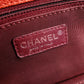 CHANEL Caviar Skin French Riviera Matelassé Shoulder Bag, Leather, Red