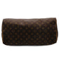 Louis Vuitton Speedy 40 Monogram Canvas Handbag Brown PVC Leather 7-9-518