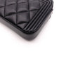 CHANEL Lambskin Boy Chanel Shoulder Bag, Leather, Black, Women's, Silver Hardware, CC Logo