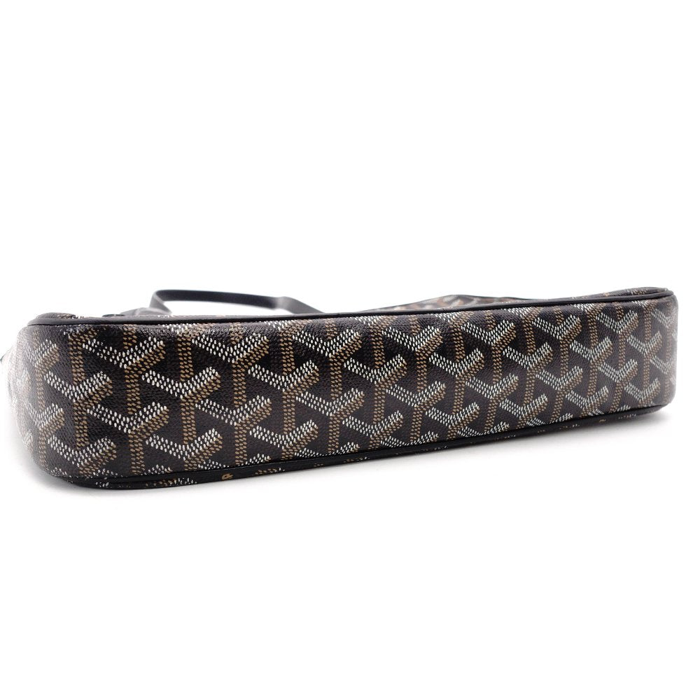 Goyard Yona GM Shoulder Bag Black × Brown PVC Leather Crossbody Men's 7-12-179