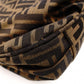 FENDI Mia Chain Bag Zucca Tote Bag, Canvas/Leather, Brown Tones, Gold Hardware