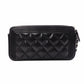 CHANEL Lambskin Boy Chanel Shoulder Bag, Leather, Black, Women's, Silver Hardware, CC Logo