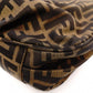FENDI Mia Chain Bag Zucca Tote Bag, Canvas/Leather, Brown Tones, Gold Hardware