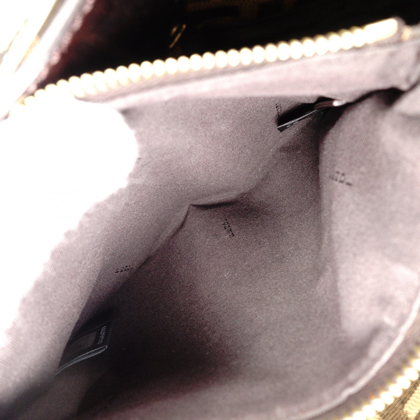 FENDI Mia Chain Bag Zucca Tote Bag, Canvas/Leather, Brown Tones, Gold Hardware