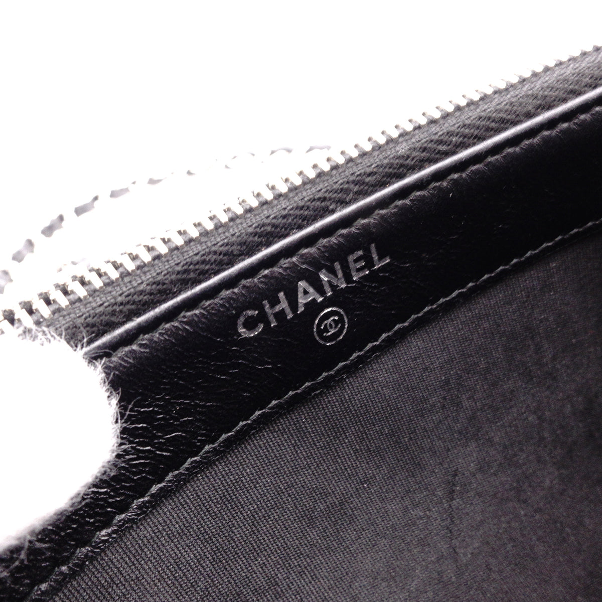 CHANEL Lambskin Boy Chanel Shoulder Bag, Leather, Black, Women's, Silver Hardware, CC Logo