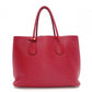 PRADA Saffiano Leather Tote Bag, Red Leather with Gold Hardware