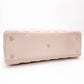 Christian Dior Lady Dior Cannage Handbag Pink Leather Gold Hardware R8020280