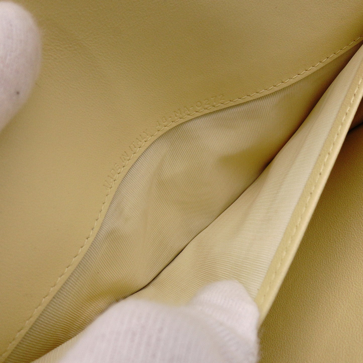 Christian Dior Saddle Shoulder Bag, Leather, Yellow, Women's, Crossbody, Gold Hardware