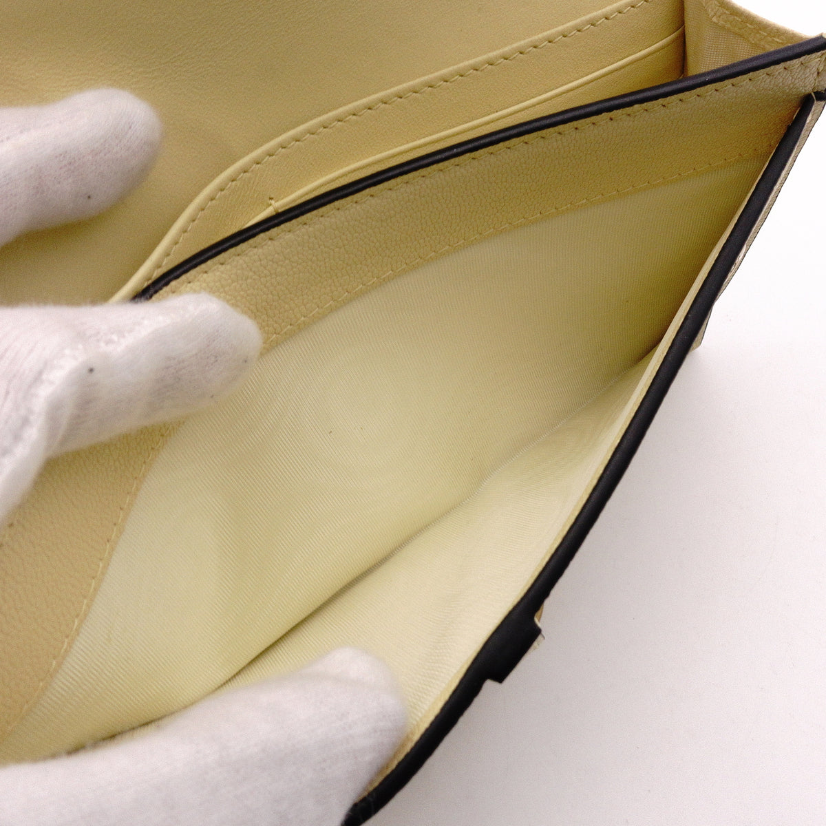Christian Dior Saddle Shoulder Bag, Leather, Yellow, Women's, Crossbody, Gold Hardware