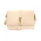 SAINT LAURENT Le Sancasset Shoulder Bag, Leather, Beige, Crossbody, YSL, Gold Hardware