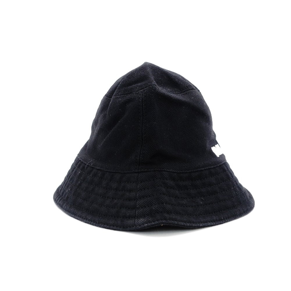 MIUMIU Bucket Hat Black Canvas Black Logo Size M R8020106