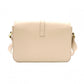 SAINT LAURENT Le Sancasset Shoulder Bag, Leather, Beige, Crossbody, YSL, Gold Hardware