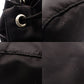 PRADA Saffiano Nylon Drawstring Pouch Black Triangle Logo Black Cosmetic Pouch Small Item Case 7-9-628