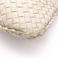 Bottega Veneta Hobo Intrecciato Shoulder Bag, Leather, Off-White, Women's