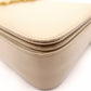 SAINT LAURENT Le Sancasset Shoulder Bag, Leather, Beige, Crossbody, YSL, Gold Hardware