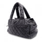 CHANEL Caviar Skin Coco Cocoon Shoulder Bag, Leather, Black