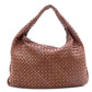 Bottega Veneta Hobo Intrecciato Shoulder Bag, Leather, Brown, Women's