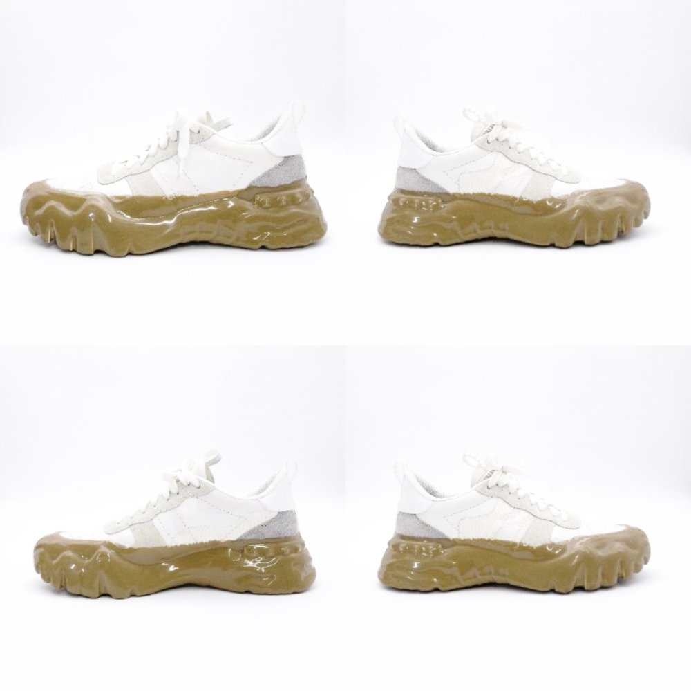 Valentino Garavani Rock Runner Plus Sneakers EU43 White-Tone Men's R8020486