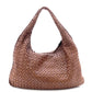 Bottega Veneta Hobo Intrecciato Shoulder Bag, Leather, Brown, Women's
