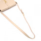 SAINT LAURENT Le Sancasset Shoulder Bag, Leather, Beige, Crossbody, YSL, Gold Hardware