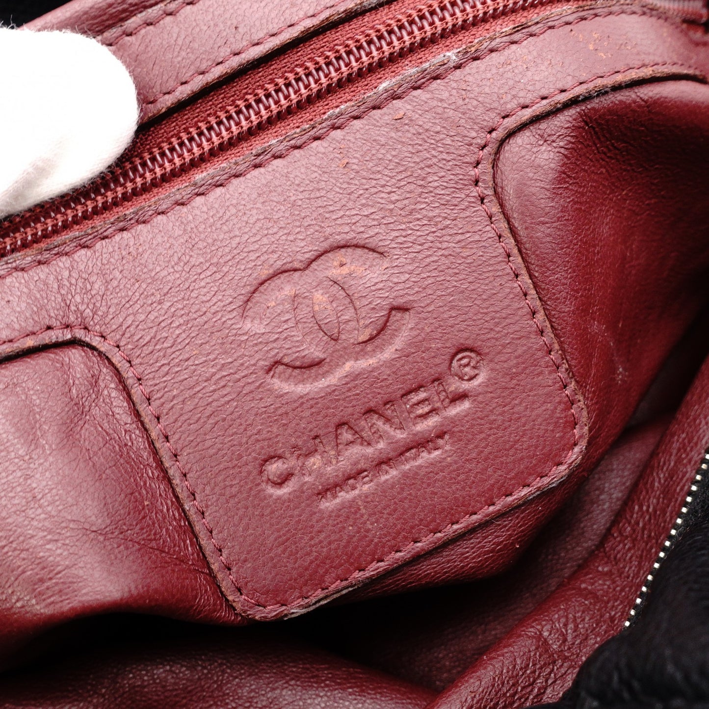 CHANEL Caviar Skin Coco Cocoon Shoulder Bag, Leather, Black