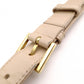 SAINT LAURENT Le Sancasset Shoulder Bag, Leather, Beige, Crossbody, YSL, Gold Hardware
