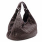 Bottega Veneta Intrecciato Campana Shoulder Bag, Leather, Brown, Women's, 125787