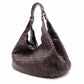 Bottega Veneta Intrecciato Campana Shoulder Bag, Leather, Brown, Women's, 125787