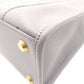 BALENCIAGA Hardware S Tote Bag, Canvas/Leather, Gray, 2-Way