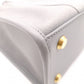 BALENCIAGA Hardware S Tote Bag, Canvas/Leather, Gray, 2-Way