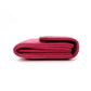 CHANEL Lambskin Flap Long Wallet, Matelassé, Leather, Pink, Women's, CC Logo