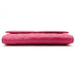 CHANEL Lambskin Flap Long Wallet, Matelassé, Leather, Pink, Women's, CC Logo