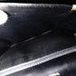 CELINE Vintage Shoulder Bag, Leather, Black with Gold Hardware