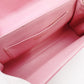CHANEL Chocolate Bar Chain Shoulder Bag Lambskin Pink Leather Vintage Gold Hardware R801413