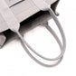 BALENCIAGA Hardware S Tote Bag, Canvas/Leather, Gray, 2-Way