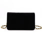 CHANEL Matelassé Shoulder Bag, Cotton, Black, Women's, Gold Hardware, Vintage CC Logo