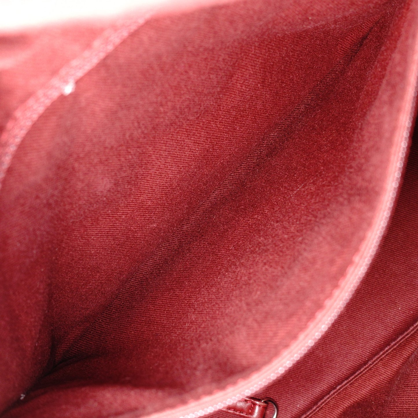 CHANEL Caviar Skin Cambon Line Shoulder Bag, Leather, White, Silver Hardware