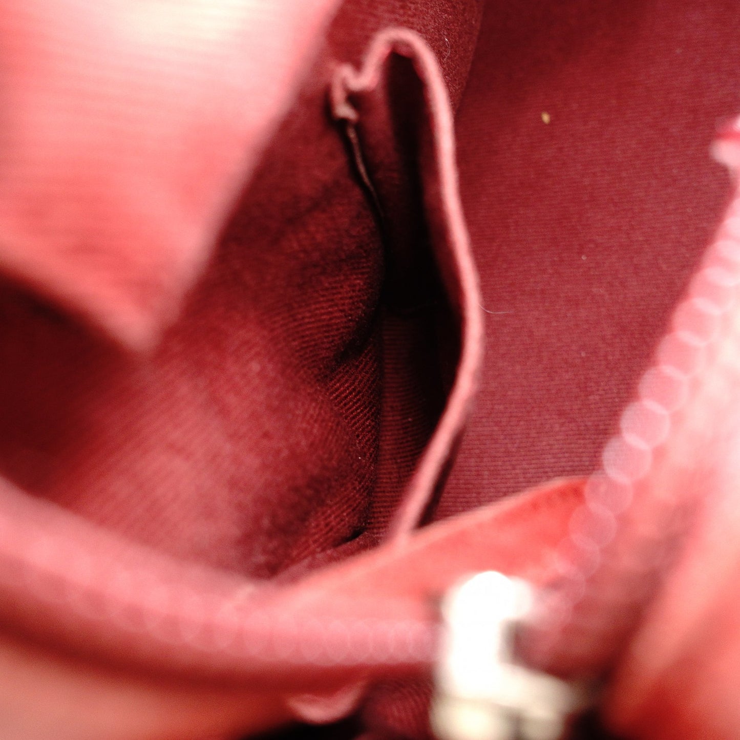 CHANEL Caviar Skin Cambon Line Shoulder Bag, Leather, White, Silver Hardware