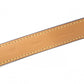 LOEWE Anagram Belt, Leather, Beige, Size 85/34, Brown, Gold Hardware