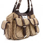 Christian Dior Street Chic Trotter Tote Bag, Canvas/Leather, Brown Tones