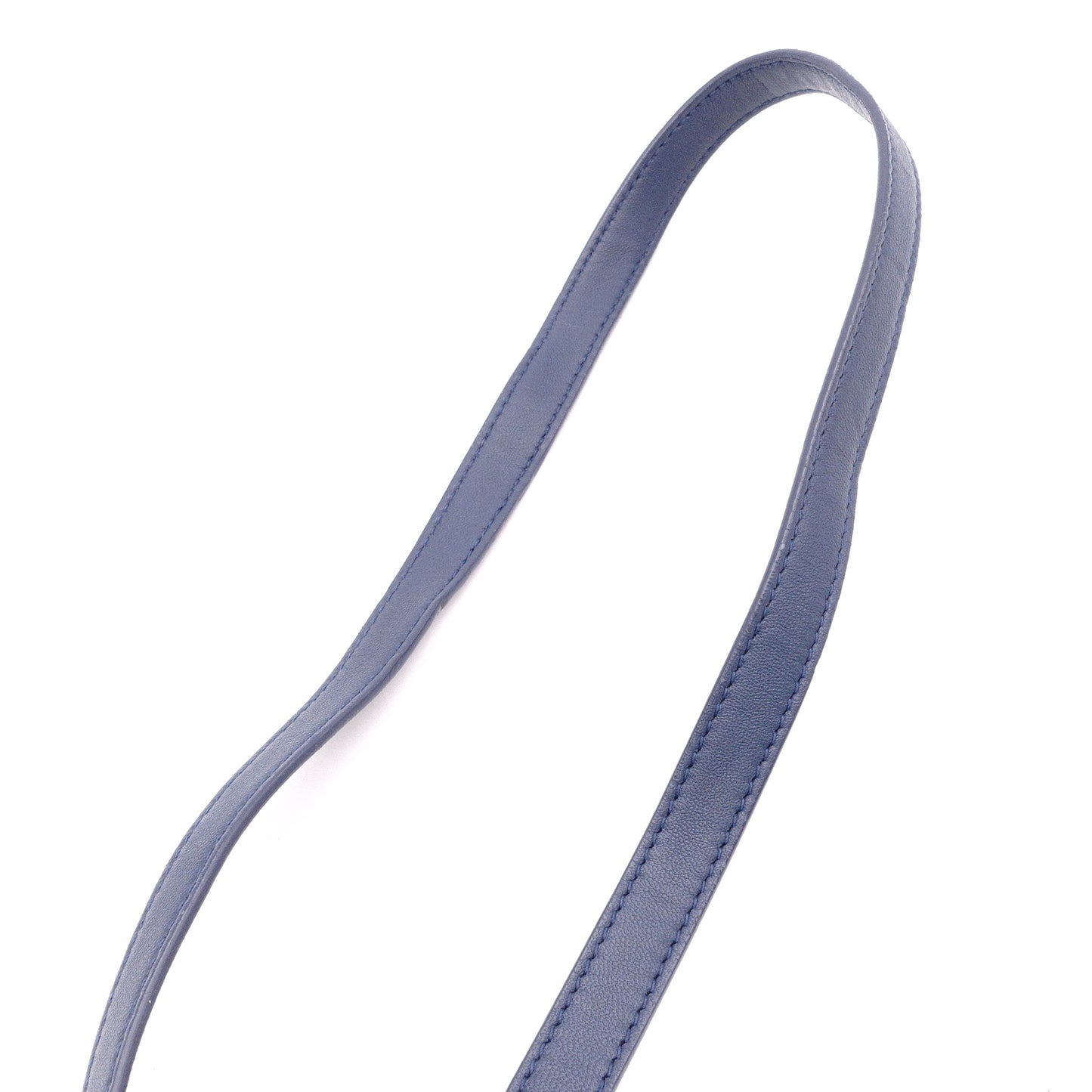 Bottega Veneta Intrecciato Shoulder Bag, Leather, Blue, Women's, 2-Way Crossbody
