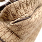 Christian Dior Street Chic Trotter Tote Bag, Canvas/Leather, Brown Tones