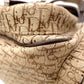 Christian Dior Street Chic Trotter Tote Bag, Canvas/Leather, Brown Tones