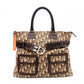 Christian Dior Trotter Tote Bag, Canvas and Leather, Brown
