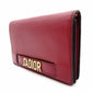 Christian Dior J'Adior Chain Shoulder Bag Red Leather Gold Crossbody R8011027